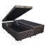 Ver imagem 3 de Cama Box Baú Casal Colchão Espuma D33 + Box Bipartido Suede Marrom Serra Negra 62x138x188