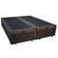 Ver imagem 4 de Cama Box Baú Casal Colchão Espuma D33 + Box Bipartido Suede Marrom Serra Negra 62x138x188