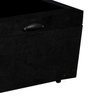Cama Box Baú Casal Colchão Espuma D33 + Box Bipartido Suede Preto Serra Negra 56x138x188 - 4