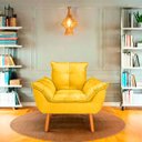 Ver imagem 2 de Kit 2 Poltrona Opala para Sala Confortável e Reforçada Suede