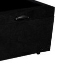 Ver imagem 4 de Cama Box Baú Casal Colchão Top Line Mola Bonnel + Box Bipartido Suede Preto Serra Negra 66x138x188