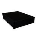 Ver imagem 3 de Cama Box Baú Casal Colchão Espuma D33 + Box Sintético Preto Serra Negra 62x138x188