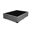 Ver imagem 3 de Cama Box Baú Casal Colchão Espuma D33 + Box Sintético Cinza Serra Negra 62x138x188
