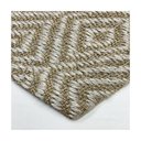 Ver imagem 3 de Tapete Sisal Natural 100x100 Quadrado Diamante