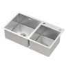 Kit Cuba Dupla Nápoles Aço Inox 304 Calha Oragnizadora Aço Inox e Torneira Milão Monocomando Goldenx - 2