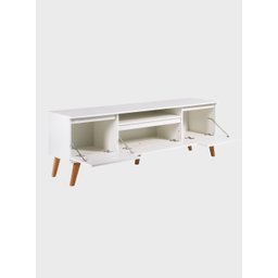 Rack com Prateleira 180cm Mdf Branco Dallas - On Móveis - 9