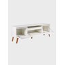 Rack com Prateleira 180cm Mdf Branco Dallas - On Móveis - 9