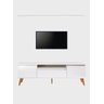 Rack com Prateleira 180cm Mdf Branco Dallas - On Móveis - 6