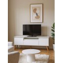 Ver imagem 4 de Rack com Prateleira 180cm Mdf Branco Dallas - On Móveis