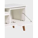 Ver imagem 3 de Rack com Prateleira 180cm MDF Branco Dallas - On Móveis