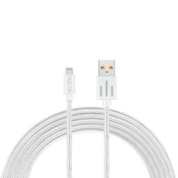 Cabo Lightning para USB - MFI - 1.5 Metro - Acabamento Premium - Branco - Multilaser Pulse - 1