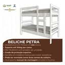 Ver imagem 2 de Beliche Solteiro Petra:branco