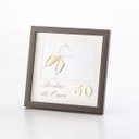 Ver imagem 1 de Porta Retrato Plástico Bodas Ouro 13cmx18cm Retangular Lyor