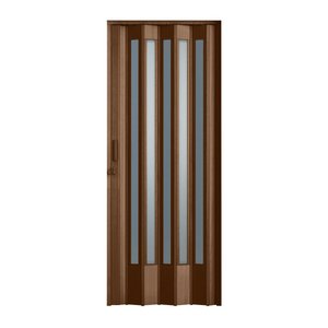 Porta Sanfonada Translucida 0,84x2,10m-imbuia
