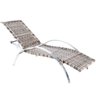 Espreguiçadeira Ipanema Piscina Jardim Varanda Alumínio Capuccino - 1