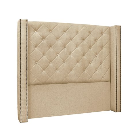 Cabeceira Cama Box Casal 140 Cm Vicenza Linho Dourado S04 - D'Rossi