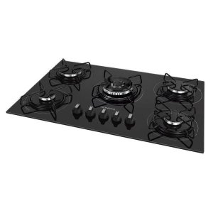 Cooktop À Gás Mondial Ctg-03 5 Queimadores Glp Preto Bivolt