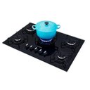 Ver imagem 2 de Cooktop À Gás Mondial Ctg-03 5 Queimadores Glp Preto Bivolt