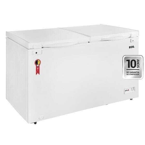 Freezer e Conservador Horizontal EOS EcoGelo 445 Litros 2 Portas Efh550XX 110V 110V - 1