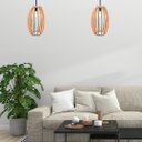 Ver imagem 2 de Luminária Teto tipo Pendente IMPERIAL MDF - Completa