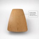 Ver imagem 5 de Mesa para Sala de Jantar Barril em MDF Orgânica Yescasa Marrom/Castanho Mel