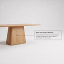 Ver imagem 5 de Mesa para Sala de Jantar Barril em MDF Orgânica Yescasa Marrom/Castanho Mel