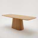 Ver imagem 3 de Mesa para Sala de Jantar Barril em MDF Orgânica Yescasa Marrom/Castanho Mel