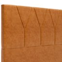 Ver imagem 7 de Cabeceira Cama Box Casal Queen 160 cm Aurora W01 Couríssimo Canela - Lyam Decor
