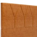 Ver imagem 7 de Cabeceira Cama Box Casal Queen 160 Cm Aurora W01 Couríssimo Canela - Lyam Decor