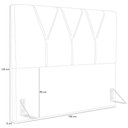 Ver imagem 4 de Cabeceira Cama Box Casal Queen 160 cm Aurora W01 Couríssimo Canela - Lyam Decor