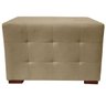 Puff Cuba Decorativo Suede Bege 50x70 - 2