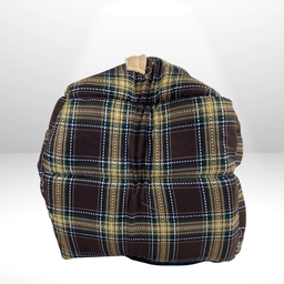 Cama Caminha e Toca para Cachorro Gato Super Luxo Tam M 30x30cm Marrom - 4