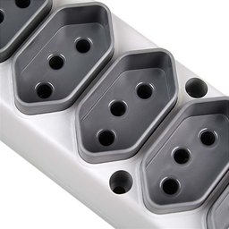 Extensão Elétrica Bivolt com 5 Tomadas 2 P + T 10 a com Cabo de 1 - 5