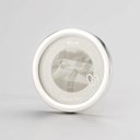 Ver imagem 1 de Porta Retrato Redondo Zamac Silver Plated 7,4cm Redondo Lyor