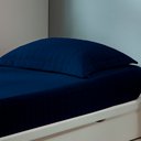 Ver imagem 4 de Colcha Solteiro 2 Peças Bicama 100% Algodão Percal 200 Fios Zapt Zum:azul Marinho