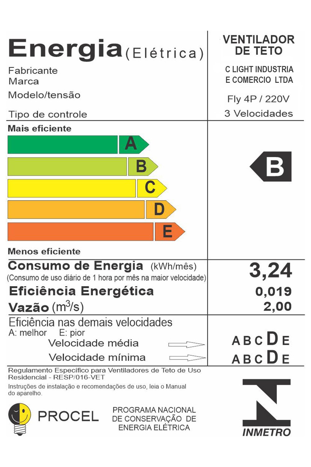 Ventilador Teto Ventax Uno Fly 4 Pás Branco Luxuoso 220v - 4