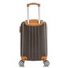 Mala de viagem pequena de bordo Bruges Swiss Move Marrom - 3