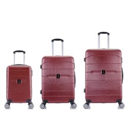 Conjunto de malas de viagem PMG Tóquio Swiss Move Vinho - 2