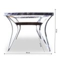 Ver imagem 3 de Conjunto de Mesa Fibra Sintética Melon - 4 cadeiras + 1 Mesa