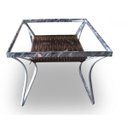 Ver imagem 2 de Conjunto de Mesa Fibra Sintética Melon - 4 cadeiras + 1 Mesa