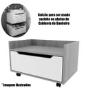 Ver imagem 5 de Balcão para Gabinete de Banheiro 1 Gaveta com Rodízio Branco