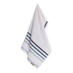 Toalha de Rosto Karsten Fio Penteado Max Lumina Branco/ Azul - 2
