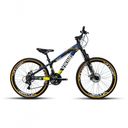 Ver imagem 1 de Bicicleta Vikingx Tuff 25/30 Aro 26 Vmaxx Freio a Disco Mec Cambios Shimanos 21v Preto Amarelo