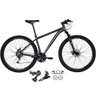 Bicicleta Aro 29 Absolute Nero 4 Câmbios Shimano 21v Alumínio Garfo Suspensão Grafite 21 - 1