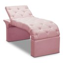 Ver imagem 2 de Maca Estofada Estética Cílios Regulável Spa Suede Ana Clara Cor:rosê