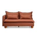 Ver imagem 3 de Sofá Modular 2 Lugares Braço Lateral com Pé Bolinha Sôma CabeCasa MadeiraOriginals