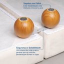 Ver imagem 6 de Sofá Modular 2 Lugares Braço Lateral com Pé Bolinha Sôma CabeCasa MadeiraOriginals