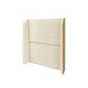 Ver imagem 3 de Cabeceira Solteiro Estofada Ideal para Cama Box 100cm Bouclé - Creme Whisky