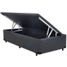 Cama Box Baú Solteiro 88x188cm Courvin Cinza Votobox - 1
