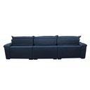 Ver imagem 6 de Sofá Retrátil e Reclinável 4.12m Molas Ensacadas Cama inBox Botonê Espuma Viscoelástico Azul